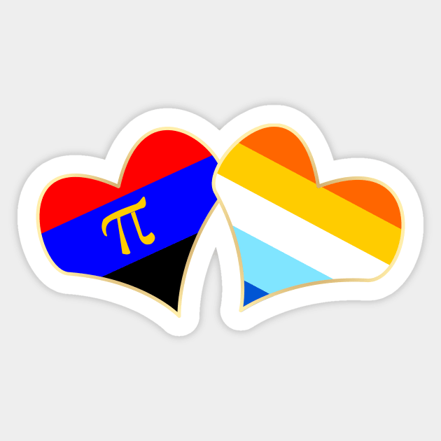 Split Attraction Sticker by traditionation